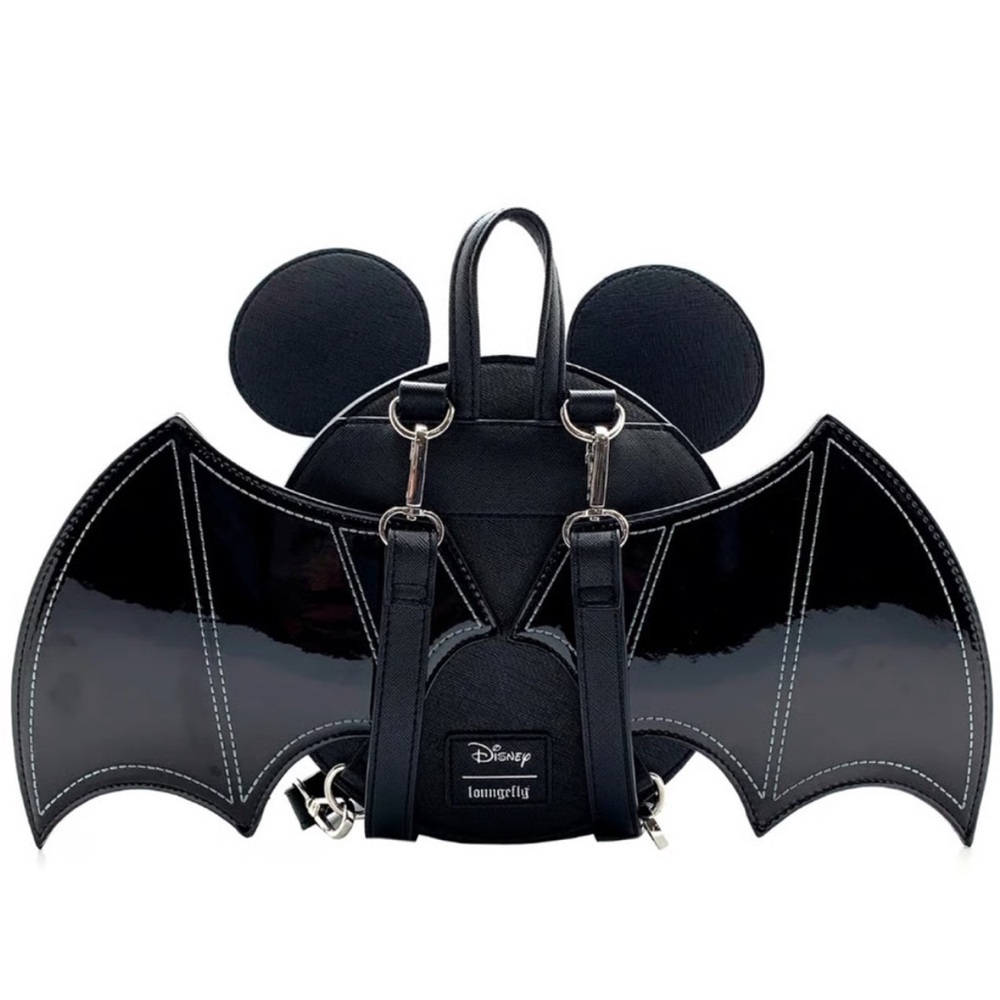 NWT LASR Exclusive Bat Mickey Loungefly Backpack - Picture 4 of 6